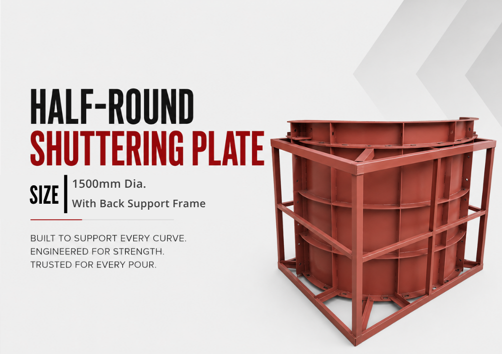 Half Round Shuttering Plate (1500mm Dia)